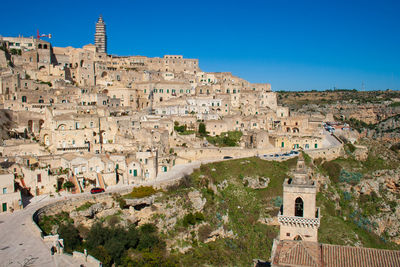 Old ruins of building against clear sky