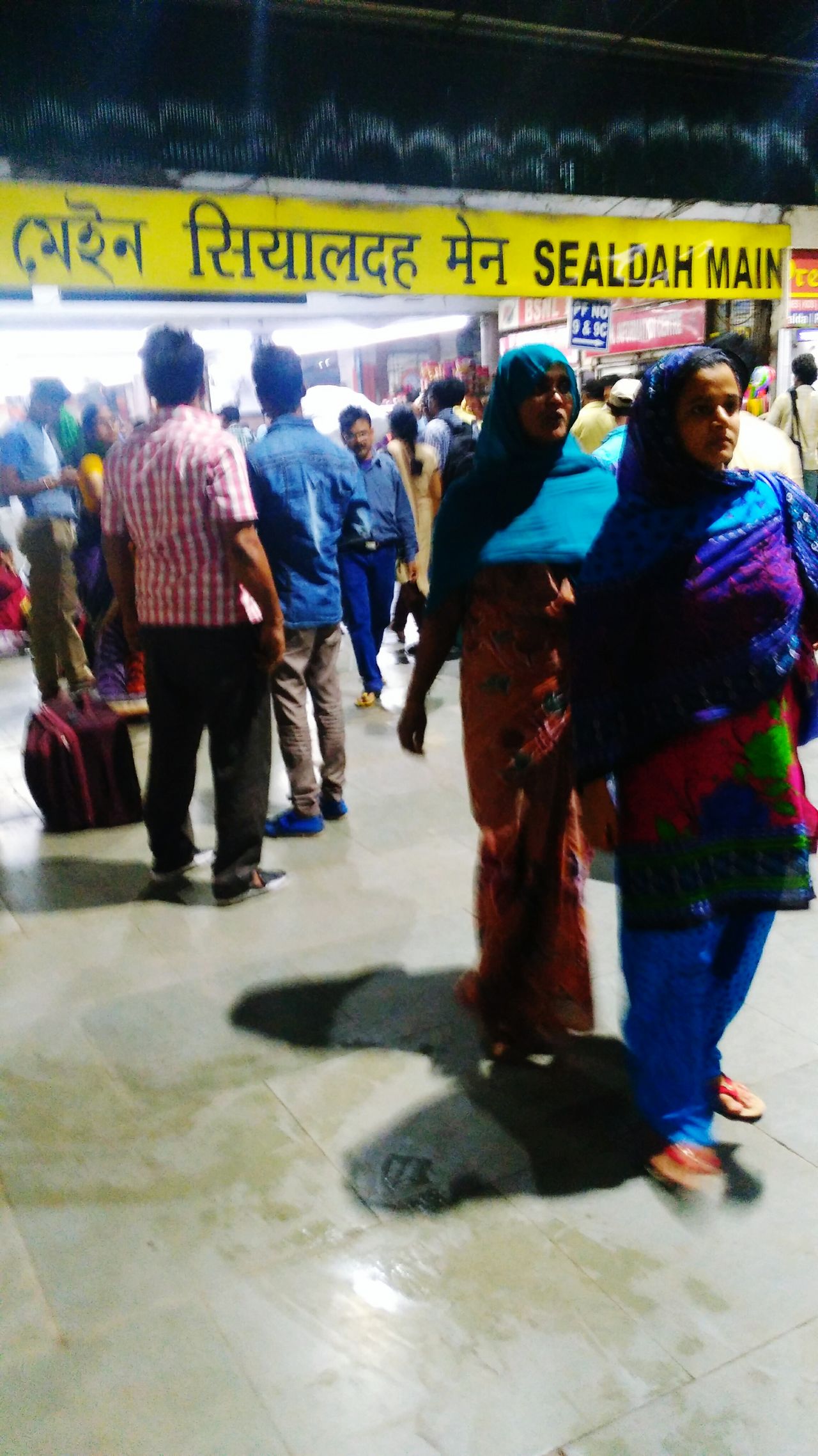 A Portion of Sealdah Railway Station(Main)