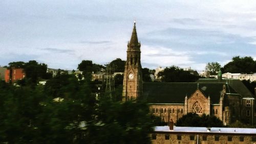 View of clock tower against sky