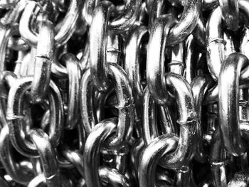 Close-up of metallic chain