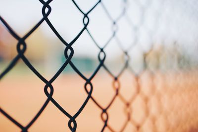 Close-up of chainlink fence