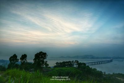 Scenic view of landscape against sky