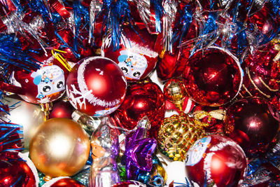 Full frame shot of christmas decoration