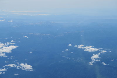 Aerial view of landscape against sky