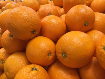 Full frame shot of oranges