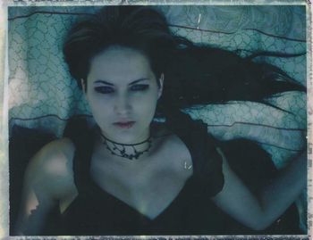 Close-up portrait of young woman