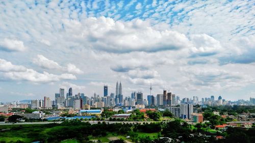 Cityscape against sky