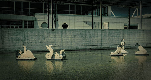 Group of people in front of building