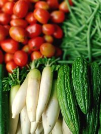 Full frame shot of vegetables