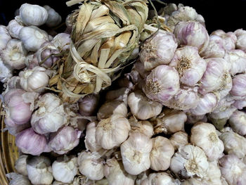 Full frame shot of vegetables for sale in market