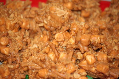 Close-up of brittle 