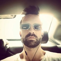 Portrait of young man