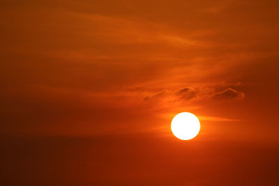 Scenic view of sky during sunset