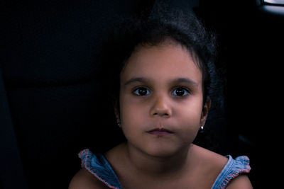 Close-up portrait of girl