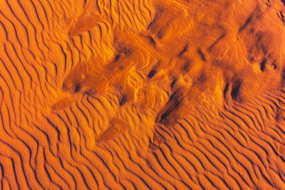 Full frame shot of cracked land