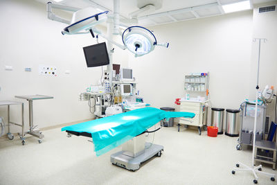 Interior of operating room