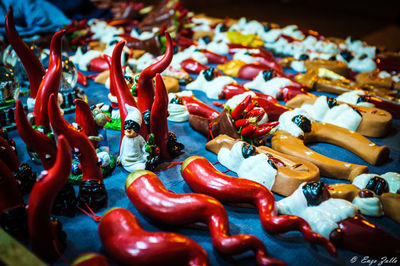 Close-up of candies for sale