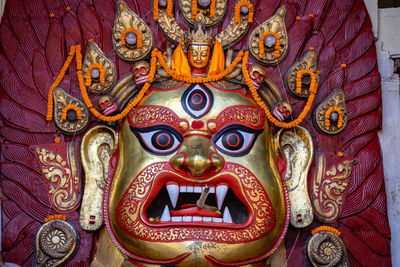 Close-up of buddha statue