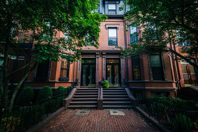 Entrance of building