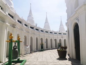 Exterior of historic building against sky