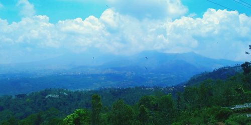 Panoramic view of landscape against sky