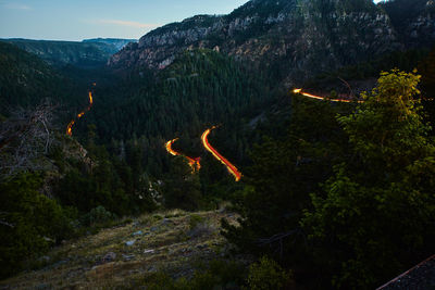 Scenic view of mountains