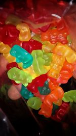 Close-up of multi colored candies