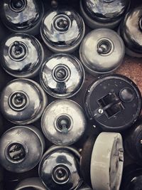 Full frame shot of pipes