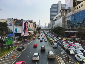 Traffic on road