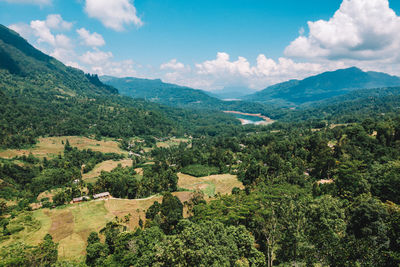 Scenic view of landscape against sky