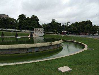 Pond in park