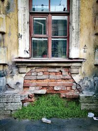 Window of old building