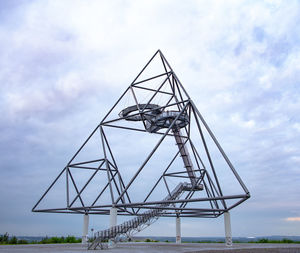 Low angle view of bridge against sky