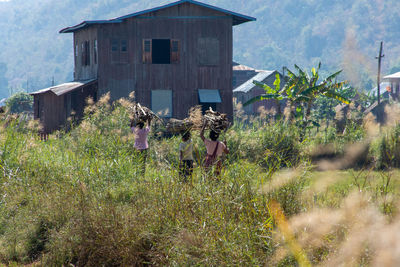 Country side scenery in myanmar