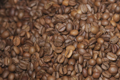 Full frame shot of coffee beans