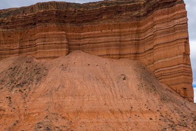 Rock formations in a desert