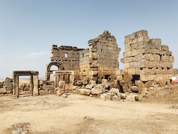 Old ruin of building