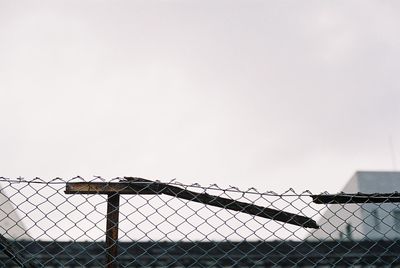 Close-up of umbrella on the wall