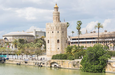 View of buildings in city