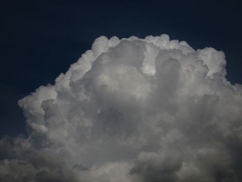 Low angle view of clouds in sky