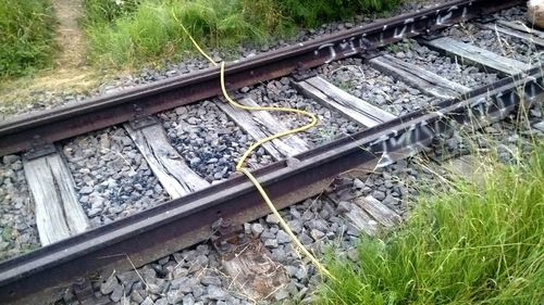 View of railroad track