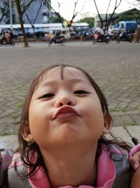 Portrait of a smiling girl