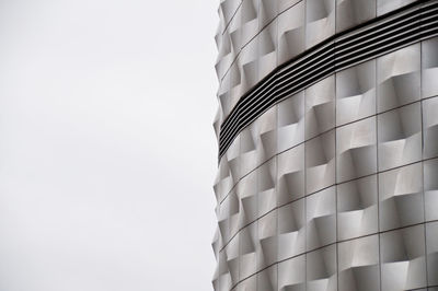 Low angle view of building against clear sky