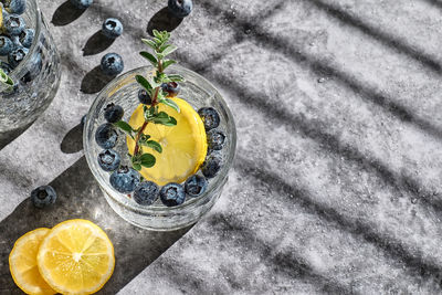 Close-up of drink on table