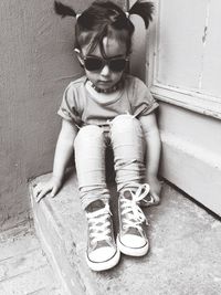 Portrait of cute girl