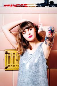 Portrait of young woman