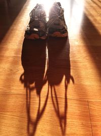 Shadow of people on floor