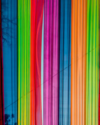 Full frame shot of multi colored drapes