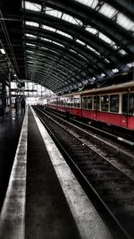 Train at railroad station