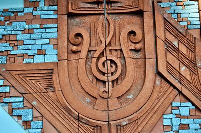 Close-up of old wooden wall of building